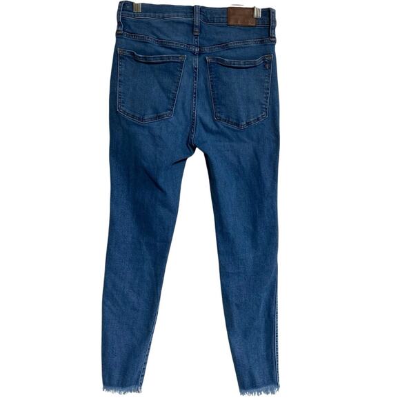 Madewell Petite 10" High-Rise Skinny Crop Jeans| Button-Front TENCEL™ Denim 27P - Picture 10 of 16